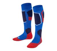 FALKE Unisex Kids SK4 Advanced K Kh Wool Warm Thin Skiing Socks 1 Pair, Blue Olympic 6940, 3-5