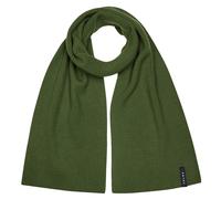 Falke Unisex Merino Ultrafine Ribbed Scarf - Olive Green