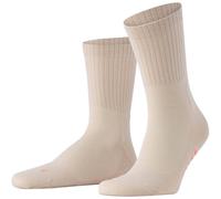 Falke Unisex Run Rib Crew Socks - Cream Beige
