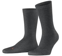 Falke Unisex Run Rib Crew Socks - Dark Grey