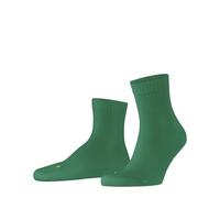 FALKE Unisex Run Rib U Sso Cotton Plain Socks 1 Pair, Green Tourmaline 7618, 9.5-10.5