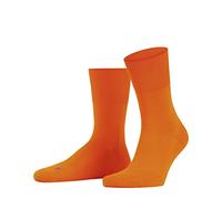 FALKE Unisex Run U Sso Cotton Plain 1 Pair Socks, Orange Bright 8930, 4-5