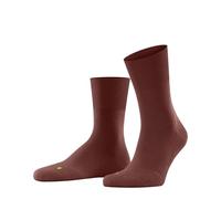 FALKE Unisex Run U So Cotton Plain 1 Pair Socks, Red Brick 8408, 8-9
