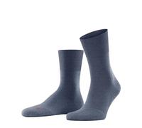 Falke Unisex Socks Run U So Cotton Plain – Blue Light Denim 6660 – 1 Pair Size 11-12.5