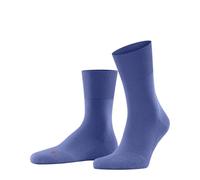 FALKE Unisex Run U So Cotton Plain Socks 1 Pair, Blue Water 6550, 4-5