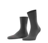 FALKE Unisex Run U So Cotton Plain Socks 1 Pair, Grey Flanell 3210, 8-9