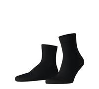 FALKE Unisex Run U Sso Cotton Plain 1 Pair Socks, Black 3000 Rib, 15-16