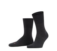 FALKE Unisex Run U Sso Cotton Plain 1 Pair Socks, Grey Dark 3970, 9.5-10.5
