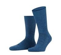 Falke Mens Light Denim Walkie Ergo Ribbed Stretch-wool Blend Socks 8-9