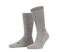 FALKE Unisex Walkie Ergo U So Wool Plain 1 Pair Socks, Grey Graphite Melange 3060, 4-5