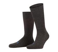 FALKE Unisex Walkie Ergo U So Wool Plain 1 Pair Socks, Grey Smog 3150, 4-5