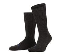 FALKE Unisex Walkie Ergo U So Wool Plain 1 Pair Socks, Grey Smog 3150, 9.5-10.5