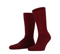 FALKE Unisex Walkie Ergo U So Wool Plain 1 Pair Socks, Red Scarlet 8280, 8-9
