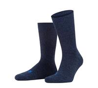 FALKE Unisex Walkie Ergo U So Wool Plain Socks 1 Pair, Blue Jeans 6670, 5.5-7.5