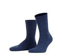 FALKE Unisex Walkie Light U So Wool Plain 1 Pair Socks, Blue Light Denim 6660, 5.5-7.5