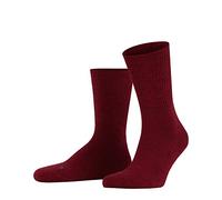 FALKE Unisex Walkie Light U So Wool Plain 1 Pair Socks, Red Scarlet 8280, 5.5-7.5