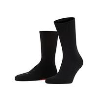 FALKE Unisex Walkie Light U So Wool Plain Socks 1 Pair, Black 3000, 11-12.5