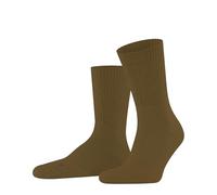 FALKE Unisex Walkie Light U So Wool Plain Socks 1 Pair, Yellow Old Brass 1220, 4-5