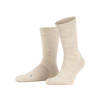 FALKE Unisex Walkie Light U So Wool Plain 1 Pair Socks, Beige Sand Melange 4490, 4-5