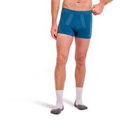 FALKE Men's Warm M Bx Functional Yarn Quick Dry Base Layer Underwear 1 Piece, Blue Steel 6958, S