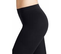 FALKE Women's Warm Deluxe 80 DEN W Ti Opaque Plain 1 Pair Tights, Black 3009, XL