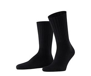 FALKE Without Elastic Reinforced Hard-Wearing Thick Warm Extra-Soft Ribbed Plain Ideal For Casual Business Looks 1 Pair