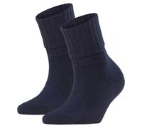 Falke Women Socks 2 Pack - Striggings Rib, Short Socks, Fold-over Socks, Lo...