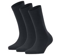 Falke Women Socks 3 Pack - Family SO, Ankle Socks, Solid Color