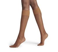 FALKE Women's 12 DEN Ultra-Sheer Glossy Soft-Top Pop Socks With Gentle Grip On Leg Plain Ideal For Summer Black Tan More Colours 1 Pair Shelina