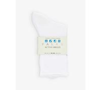 Falke Womens 2000 White Active Breeze Stretch-lyocell-blend Socks 2/5