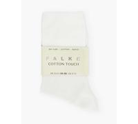 Falke Womens 2000 White Cotton Touch Cotton-blend Socks 6/9