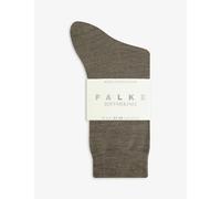 Falke Womens 5810 Pebble (grey) High-rise Wool Socks 6-7