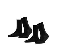 FALKE Women's Active Breeze 2-Pack Socks Breathable Sustainable Lyocell Thin Plain Elegant With Cooling Effect And Pressure-Free Rolled Cuffs For A Soft Grip On The Leg Multipack 2 Pairs