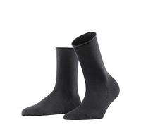 FALKE Women's Active Breeze Socks Cooling Effect Black White More Colours With Rolled Edge Soft Tops Thin Calf Length Plain Pattern For Summer Dress Casual Looks Or Work 1 Pair
