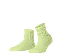 FALKE Women's Beach Drop W Sso Linen Cotton Patterned 1 Pair Socks, Green Lemon 7498, 2.5-5