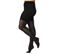 FALKE Women's Beauty Plus 50 DEN W Ti Semi-Opaque Plain 1 Pair Tights, Black 3009, SHORT