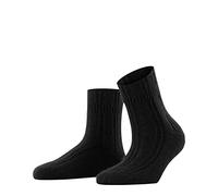 FALKE Women's Bedsock W Hp Angora Wool Thick Plain Socks 1 Pair, Black 3009, 5.5-8