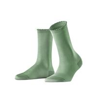 FALKE Women's Bold Dot W So Cotton Plain 1 Pair Socks, Green Nettle 7447, 2.5-5