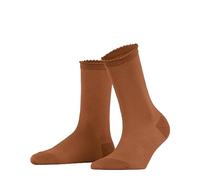 FALKE Women's Bold Dot W SO Cotton Plain 1 Pair Socks, Orange (Tandoori 8576), 2.5-5