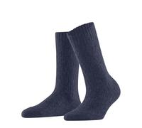 FALKE Women's Brick Wall W So Alpaca Wool Plain 1 Pair Socks, Blue Juniper 6527, 5.5-8