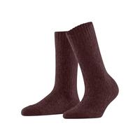 FALKE Women's Brick Wall W So Alpaca Wool Plain Socks, Brown Cayenne 5950, 5.5-8