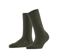FALKE Women's Brick Wall W So Alpaca Wool Plain Socks 1 Pair, Green Thyme 7821, 2.5-5