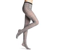 FALKE Women's Brumation 50 DEN W Ti Semi-Opaque Patterned 1 Pair Tights, Grey Shark 3258, M