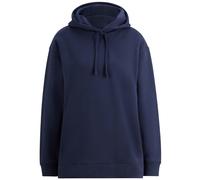 Falke Womens Brushed Hoodie - Space Blue
