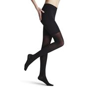 FALKE Women's Cellulite Control 50 DEN W Ti Semi-Opaque Against Water Retention 1 Pair Tights, Black 3009, M
