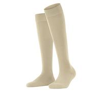 FALKE Women's ClimaWool W Kh Temperature-Regulating Long Plain 1 Pair Knee-High Socks, Beige Cream 4011, 4-5