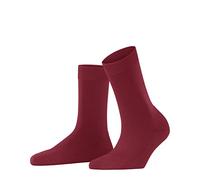 FALKE Women's ClimaWool W So Temperature-Regulating Plain 1 Pair Socks, Red Scarlet 8228, 7-8
