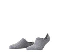FALKE Women's Cool Kick Invisible W In Soft Breathable Quick Drying No-Show Plain 1 Pair Liner Socks, Grey Light 3400-O, 2.5-3.5