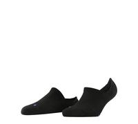 FALKE Women's Cool Kick Invisible W In Soft Breathable Quick Drying No-Show Plain 1 Pair Liner Socks, Black 3000, 5.5-7.5