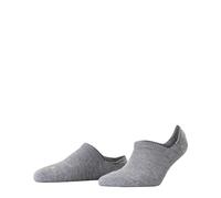 FALKE Women's Cool Kick Invisible W In Soft Breathable Quick Drying No-Show Plain 1 Pair Liner Socks, Grey Light Melange 3775, 4-5